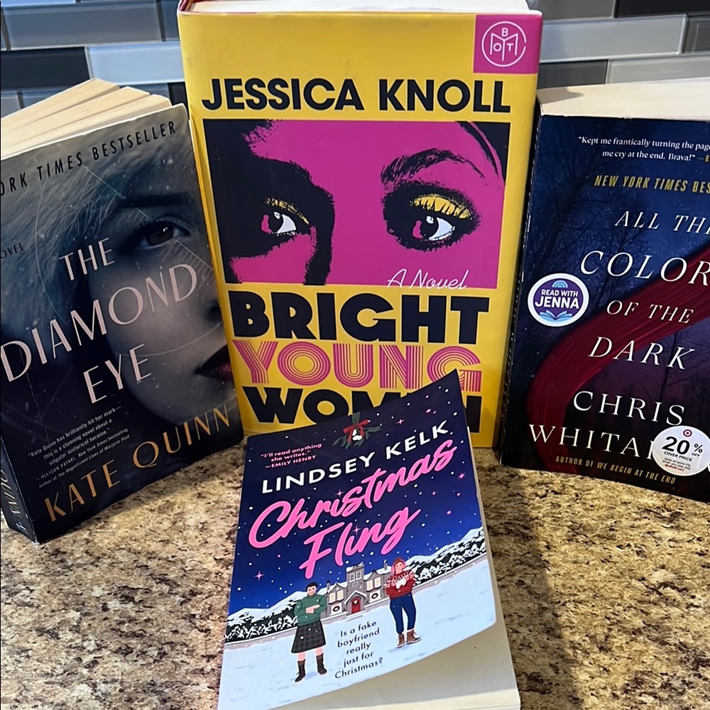 THE DIAMOND EYE. BRIGHT YOUNG WOMEN. ALL THE COLORS OF THE DARK. CHRISTMAS FLING